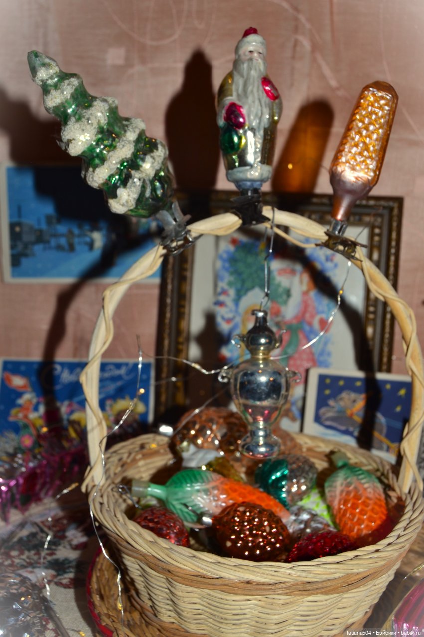 СОВЕТСКИЕ ЁЛОЧНЫЕ ИГРУШКИ МОЕЙ СЕМЬИ с историей