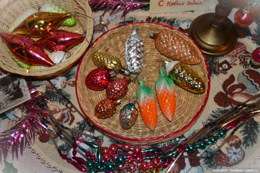 СОВЕТСКИЕ ЁЛОЧНЫЕ ИГРУШКИ МОЕЙ СЕМЬИ с историей