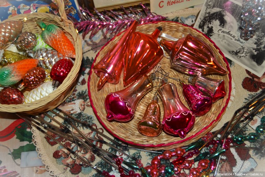 СОВЕТСКИЕ ЁЛОЧНЫЕ ИГРУШКИ МОЕЙ СЕМЬИ с историей