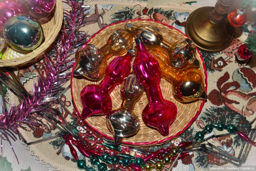 СОВЕТСКИЕ ЁЛОЧНЫЕ ИГРУШКИ МОЕЙ СЕМЬИ с историей