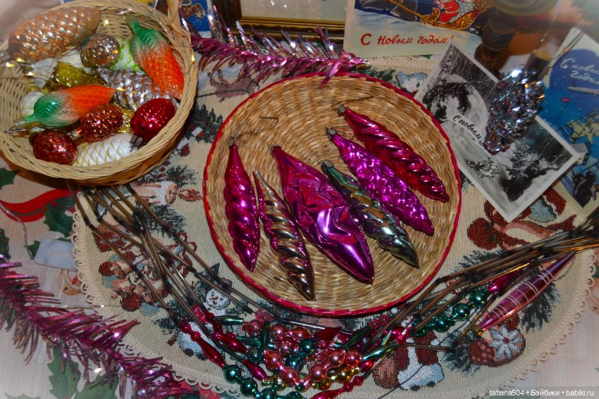 СОВЕТСКИЕ ЁЛОЧНЫЕ ИГРУШКИ МОЕЙ СЕМЬИ с историей