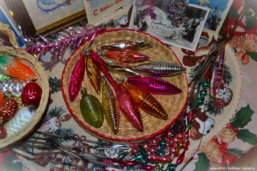 СОВЕТСКИЕ ЁЛОЧНЫЕ ИГРУШКИ МОЕЙ СЕМЬИ с историей