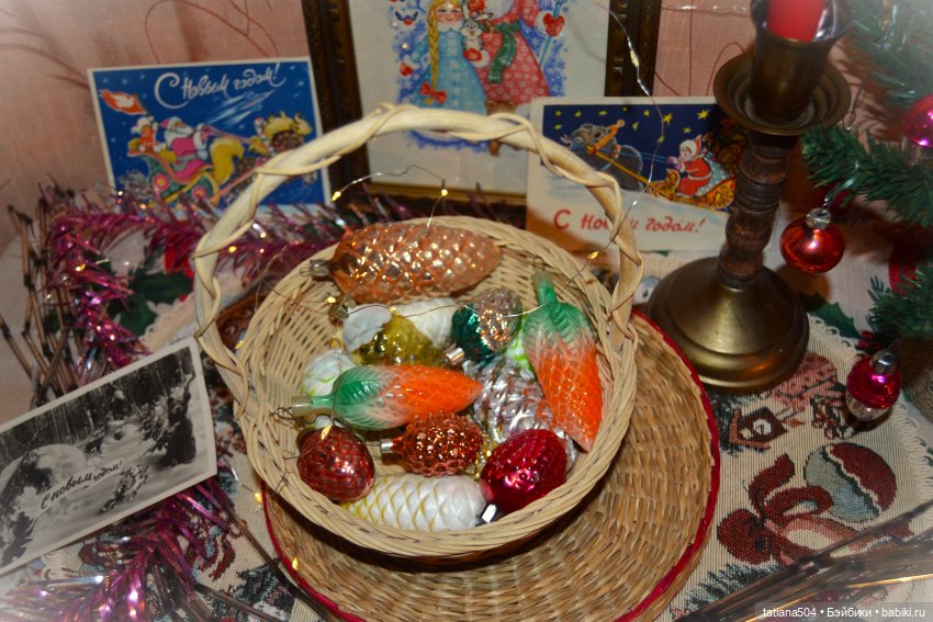 СОВЕТСКИЕ ЁЛОЧНЫЕ ИГРУШКИ МОЕЙ СЕМЬИ с историей