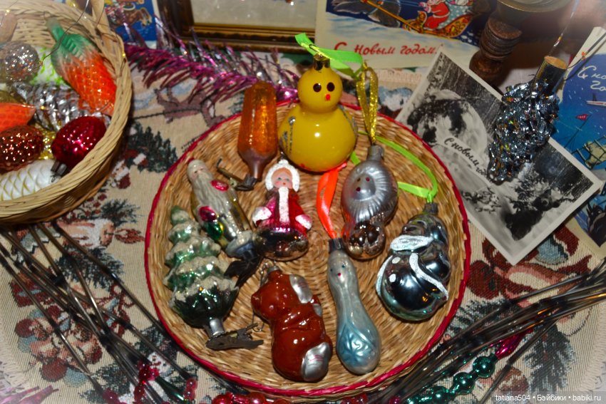 СОВЕТСКИЕ ЁЛОЧНЫЕ ИГРУШКИ МОЕЙ СЕМЬИ с историей