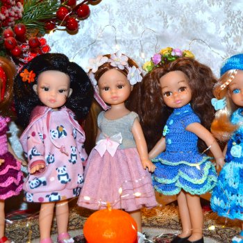 Новогодние альбомы с куколками…