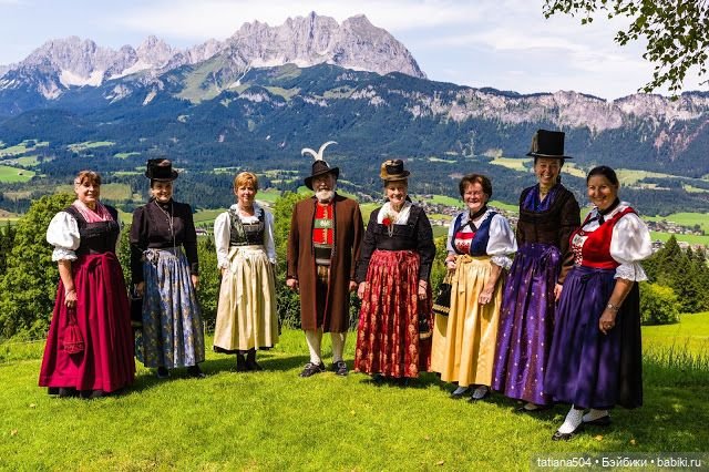 Тирольский национальный костюм: история и образы в мире кукол. Австрия