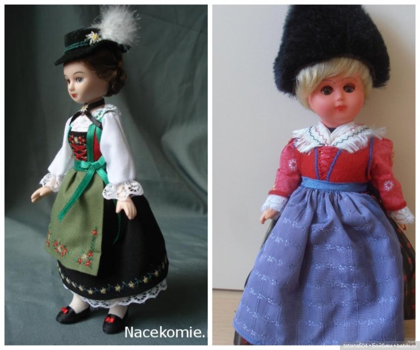 Тирольский национальный костюм: история и образы в мире кукол. Австрия
