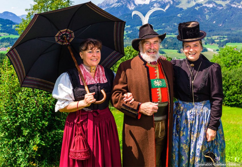 Тирольский национальный костюм: история и образы в мире кукол. Австрия