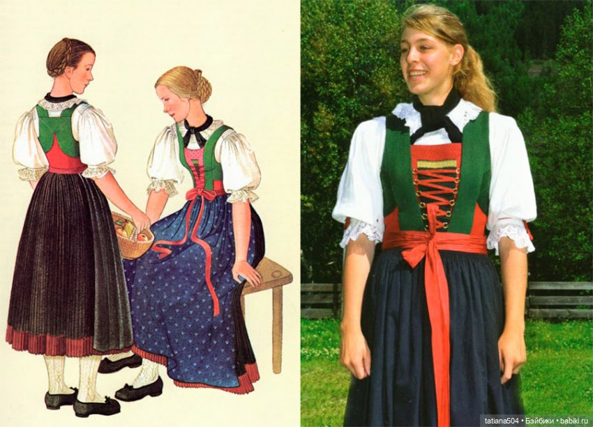 Тирольский национальный костюм: история и образы в мире кукол. Австрия