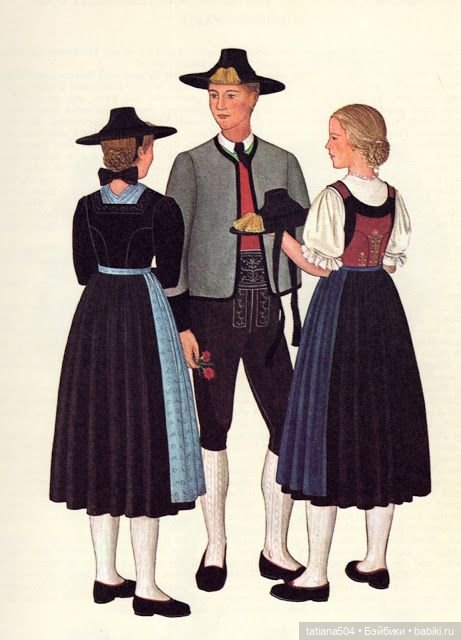 Тирольский национальный костюм: история и образы в мире кукол. Австрия