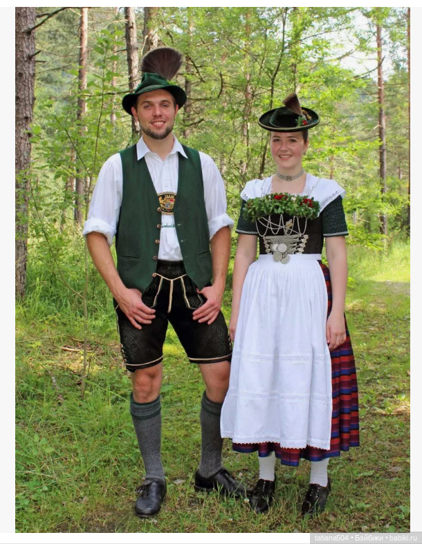 Тирольский национальный костюм: история и образы в мире кукол. Австрия