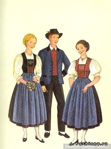 Тирольский национальный костюм: история и образы в мире кукол. Австрия