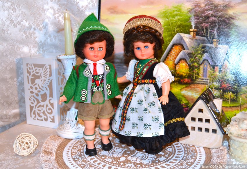 Тирольский национальный костюм: история и образы в мире кукол. Австрия