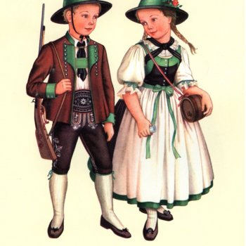 Тирольский национальный костюм: история и образы в мире кукол. Австрия