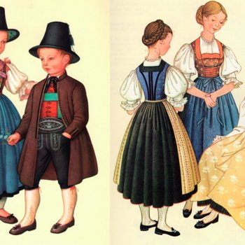 Немецкий национальный костюм: история баварского стиля и образы кукол ГДР и ФРГ