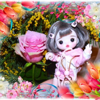 Я подарю ландыши, от души...розы, мимозы!