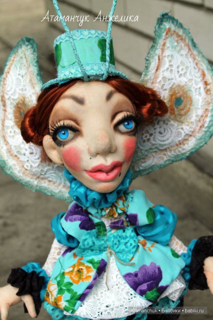 Сестрички Мотыльки — Куклы из капрона и чулочной техники: авторские игрушки (фото 3)