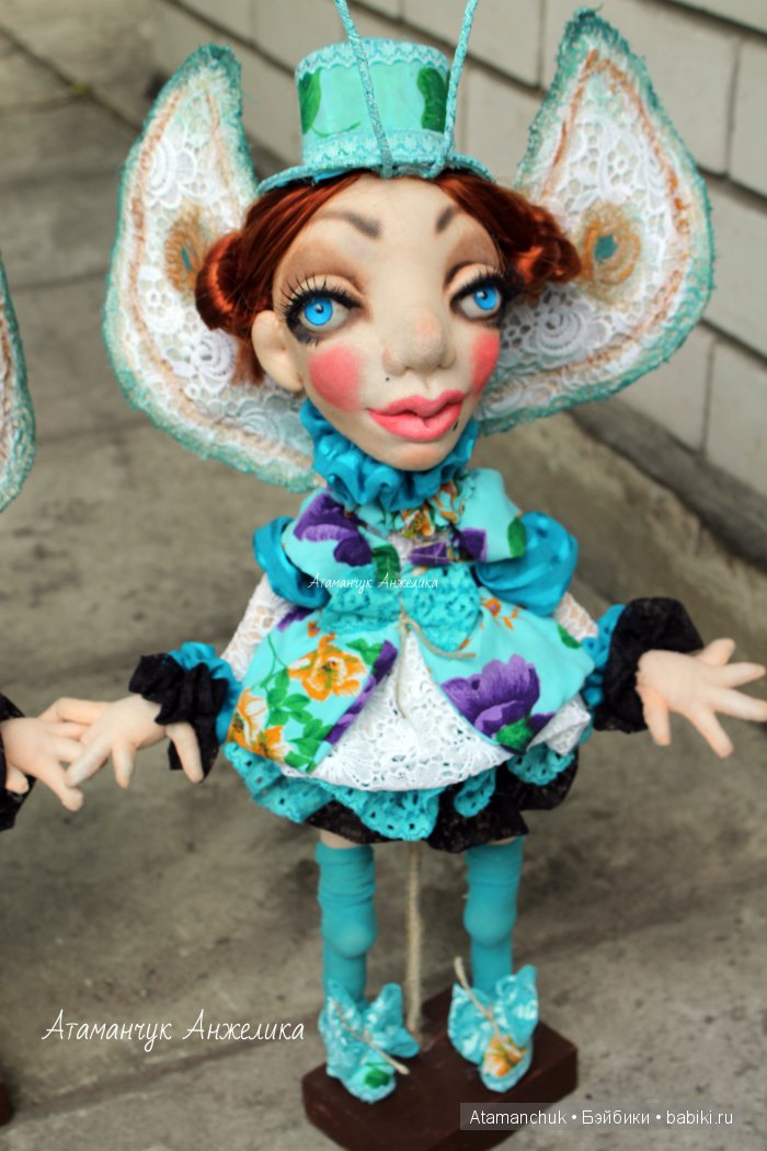 Сестрички Мотыльки — Куклы из капрона и чулочной техники: авторские игрушки (фото 4)