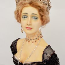 Друзья, хочу познакомить вас с одной из кукол из фарфора, созданных мной