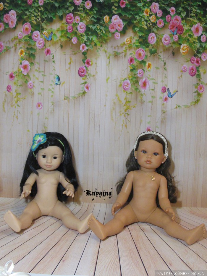 Сравнение кукол Paola Reina Сой Ту, Aci Нелли, Антонио Хуан Белла для реального понимания размеров куколок, их телосложения