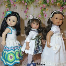 Сравнение кукол Paola Reina Сой Ту, Aci Нелли, Антонио Хуан Белла для реального понимания размеров куколок, их телосложения и возможности пошива одежды
