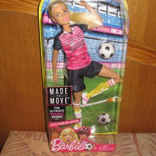 Игровая кукла - барби йога футболистка блондинка из серии Made to Move ...