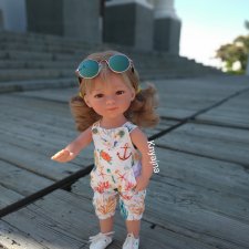 Моя ватрушечка Селия на прогулке в жаркий летний денек