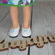 Красивые фирменные туфли с синими бантиками от Паола Рейна Красивые фирменные туфли с синими бантиками от Паола Рейна