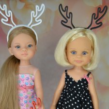 Ободки "рожки оленя" на кукол Паола Рейна и пободных.