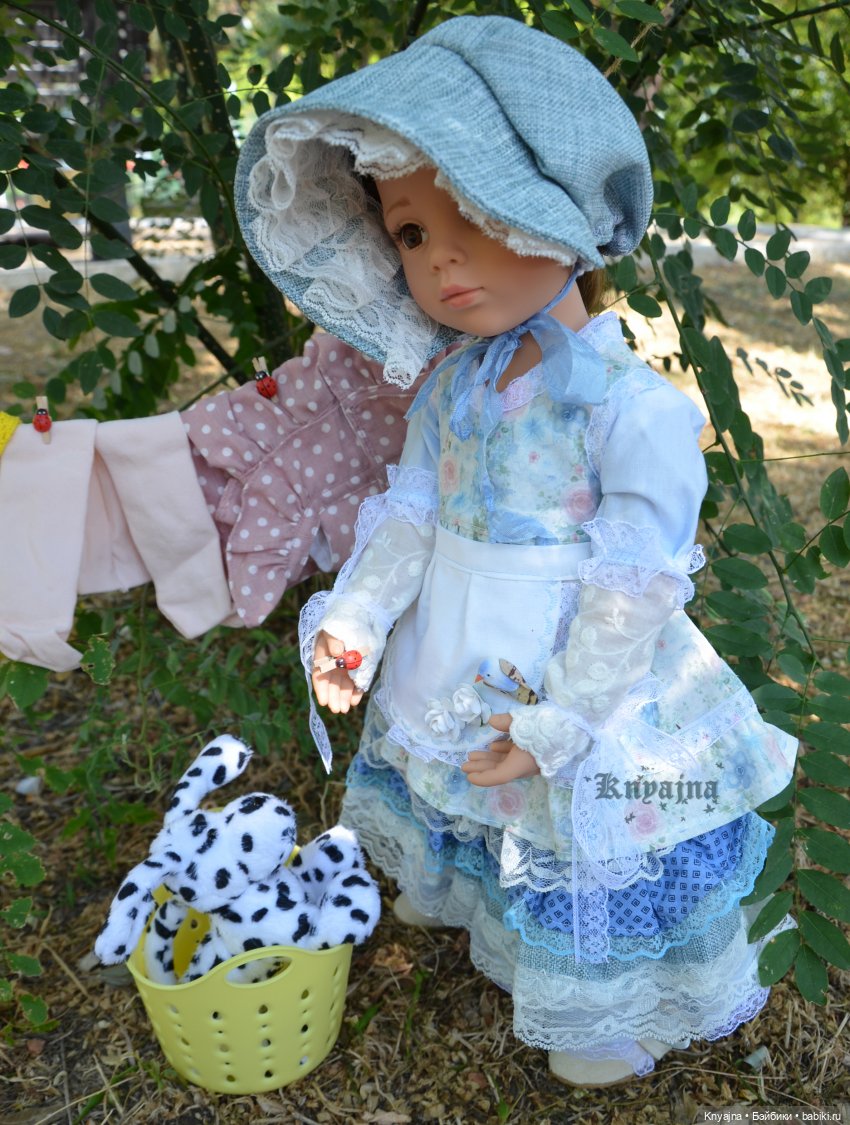 Очаровательная Софи в позднем теплом, сладком августе или девочка с корзиной белья | Бэйбики Очаровательная Софи в позднем теплом, сладком августе или девочка с корзиной белья (фото 3)