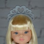 Ободки "Диадема" с сердечком на кукол Паола Рейна в остатке