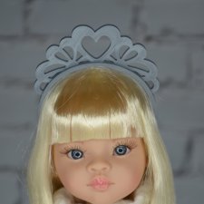 Ободки "Диадема" с сердечком на кукол Паола Рейна в остатке