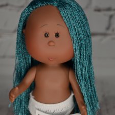 Мия мини от Nines d'Onil, бирюзовые косички