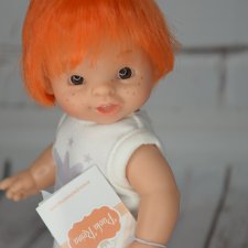 Паолитас, кукла пупс Леонсио с рыжими волосами #1