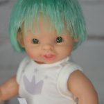 Паолитас, кукла пупс Леонисио с мятными волосами #1