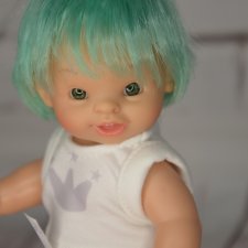 Паолитас, кукла пупс Леонисио с мятными волосами #2