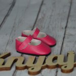 Фирменные малиновые туфли Паола Рейна