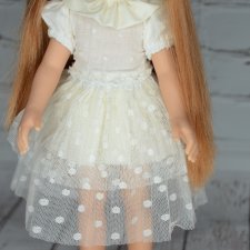 Фирменное платье молочное Паола Рейна