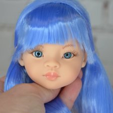 Голова Лиу с голубыми волосами от Паола Рейна