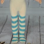 Колготы фирменные Паола Рейна  зеленая полоска