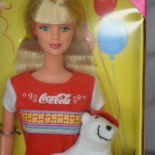 Барби Coca-Cola party Barbie, нрфб