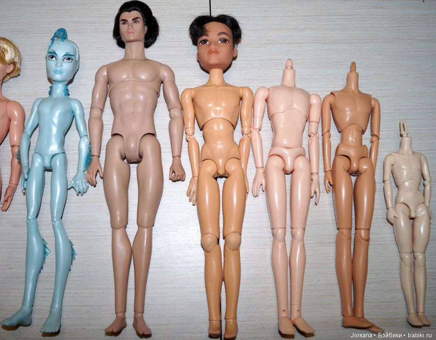 Сравнение разных видов кукольных тел формата 1/6 (фото 2)