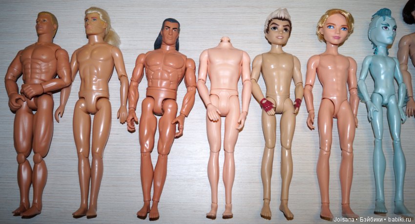 Сравнение разных видов кукольных тел формата 1/6