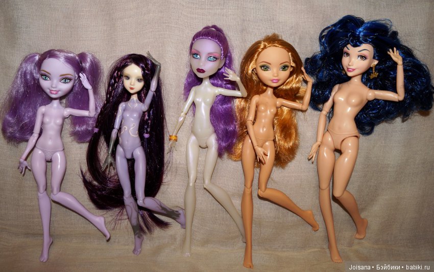 Сравнение разных видов кукольных тел формата 1/6