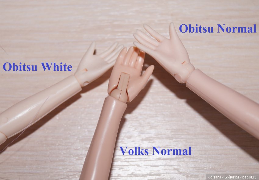 Сравнение разных видов кукольных тел формата 1/6