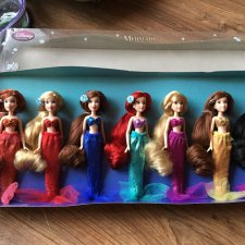 Раритетный набор мини куколок «Ариэль с сёстрами» Дисней, Disney