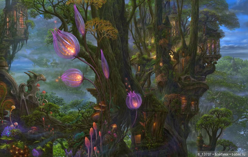 Миры Казумаса Учио. Там живут эльфы—пикси, Realpuki Fairyland (фото 10)