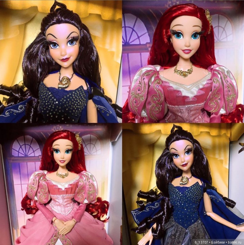 Новые релизы лимиток Дисней по мультфильму «Русалочка». Disney limited edition dolls
