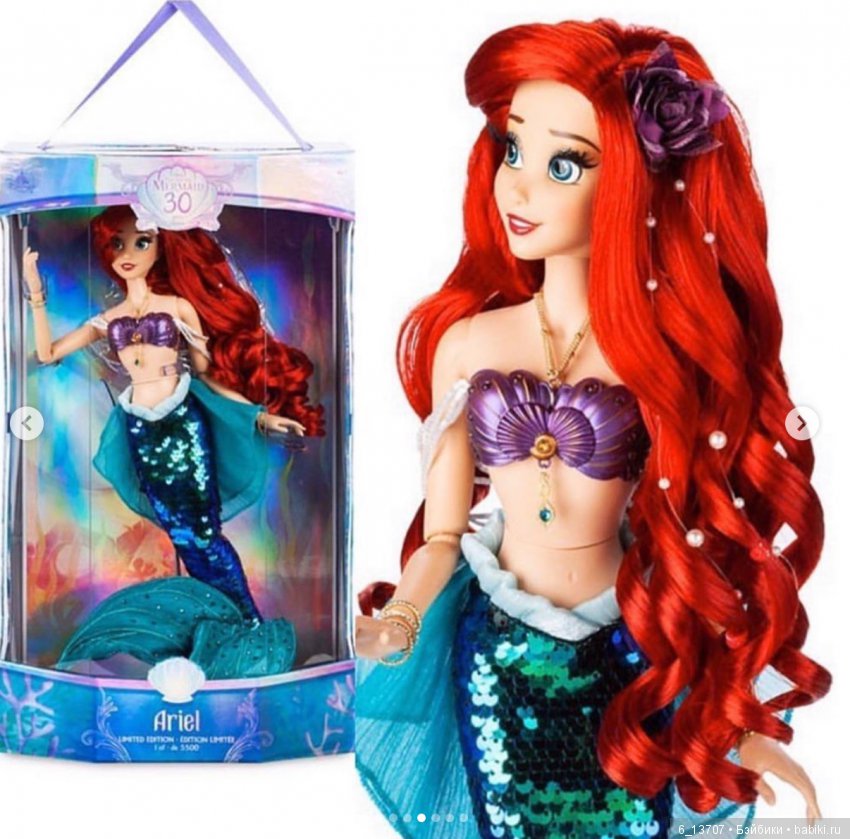 Новые релизы лимиток Дисней по мультфильму «Русалочка». Disney limited edition dolls (фото 6)