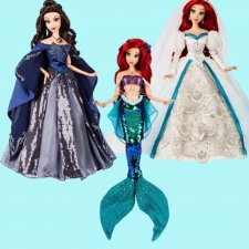 Новые релизы лимиток Дисней по мультфильму «Русалочка». Disney limited edition dolls